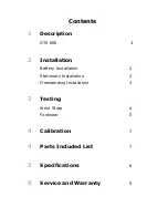 Preview for 2 page of Transforming Technologies GTS600 Instruction Manual