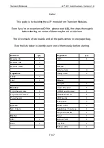 Transient Modules u1P Manual preview