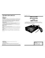 Transition Networks 48 VDC-TO-12VDC SPS-48V User Manual preview