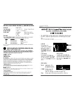 Preview for 1 page of Transition Networks ARCNET AR-CF-01(SC) User Manual