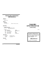 Transition Networks E-TBT-HB-1004 Specifications preview