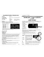 Transition Networks FAST ETHERNET E-TX-MC01 User Manual preview