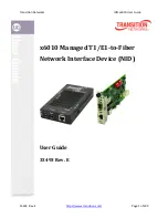 Transition Networks ION x6010 User Manual preview