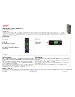 Preview for 1 page of Transition Networks IPOTW1052-111-LRT Quick Start Manual