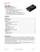 Transition Networks M/GE-ISW-SFP-01-PD User Manual preview