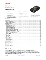 Transition Networks M/GE-PSW-SFP-01 User Manual preview