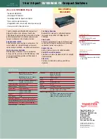 Transition Networks MIL-S2400S Specifications preview