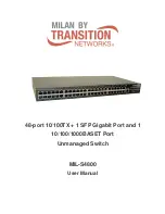 Transition Networks MIL-S4800 User Manual preview