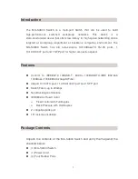 Preview for 4 page of Transition Networks MIL-S4800 User Manual