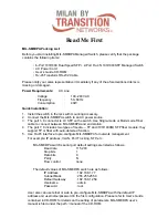 Preview for 1 page of Transition Networks mil-sm8dpa Read Me First