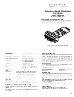 Transition Networks REDUNDANT E-FL/RED-SIC User Manual preview