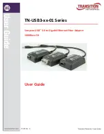 Preview for 1 page of Transition Networks Scorpion-USB 3.0 TN-USB3 01 Series User Manual