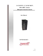 Preview for 1 page of Transition Networks SISTM1040-262D User Manual