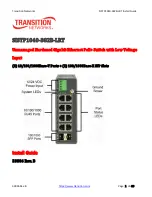 Transition Networks SISTP1040-382B-LRT Install Manual preview