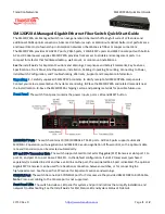 Preview for 1 page of Transition Networks SM12DP2XA Quick Start Manual