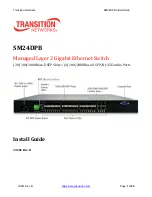 Transition Networks SM24DPB Install Manuals preview