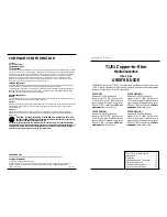 Preview for 1 page of Transition Networks T1E1-CF-01 User Manual