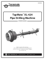 Transmate TapMate XL-424 Operating Manual preview