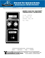 TRANSMATION MINITEMP 1061 Manual preview