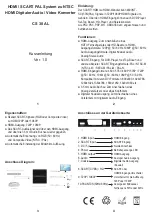 Preview for 1 page of Transmedia CS 30 AL Quick Start Manual