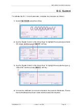 Preview for 22 page of Transmille 3000A Series Calibration Manual