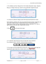 Preview for 46 page of Transmille 3000A Series Calibration Manual