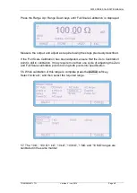 Preview for 48 page of Transmille 3000A Series Calibration Manual