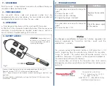 Preview for 2 page of Transmitter Solutions 433TSPW4K Manual