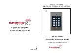 Transmitter Solutions DOLKSS1KB Programming & Installation Manual предпросмотр