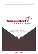 Transmitter Solutions Dolphin UHF-R1 User Manual preview