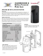 Transmitter Solutions iGAZE iGAZERSR33HD-B Operating And Installation Instructions preview