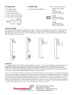 Preview for 2 page of Transmitter Solutions iGAZE iGAZERSR33HD-B Operating And Installation Instructions