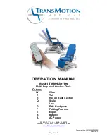 TransMotion Medical TMM4 Series Operation Manual preview