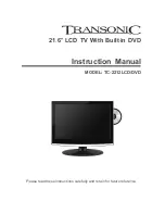 Preview for 1 page of Transonic TC-2212LCD/DVD Instruction Manual