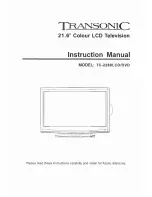 Transonic TC-2288LCD/DVD Instruction Manual предпросмотр