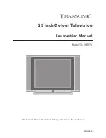 Transonic TC-29E9TV Instruction Manual предпросмотр