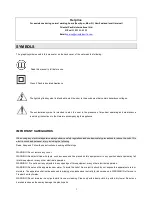 Предварительный просмотр 2 страницы Transonic TC1375PR Instruction Manual