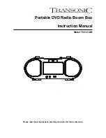 Предварительный просмотр 1 страницы Transonic TC2121DB Instruction Manual