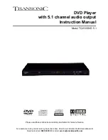 Transonic TC2535DVD 5.1 Instruction Manual preview