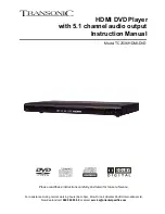 Preview for 1 page of Transonic TC2536HDMI-DVD Instruction Manual