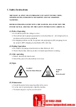 Preview for 3 page of Transpak MINI-VERTI TP-202MV Operation, Safety & Spare Parts Manual