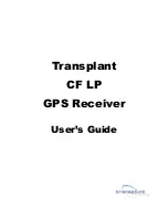 Transplant Computing CF LP GPS User Manual preview