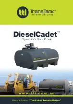 TransTank DieselCadet Operator'S Handbook Manual preview