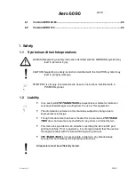 Preview for 5 page of Transtech AERO 130 Operator'S Manual