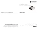 Preview for 1 page of Transtector MDD-1000BT Series Installation Manual