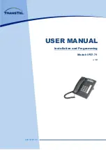 TransTel Communications IP37-71 User Manual preview