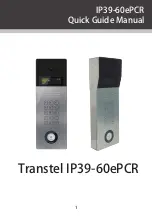 TransTel Communications IP39-60ePCR Quick Manual Manual preview