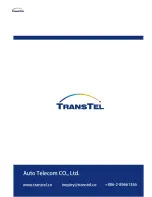 Preview for 56 page of TransTel Communications IP3922 Series User Manual