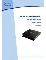 TransTel Communications IP8100C User Manual preview