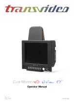 Transvideo CineMonitor HD 3DView series Operator'S Manual preview